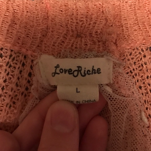 Love Riche Coral Sweater - Picture 3 of 5